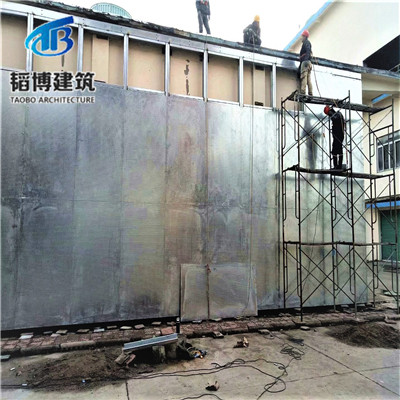 广东河北除尘设备公司安装抗爆墙项目